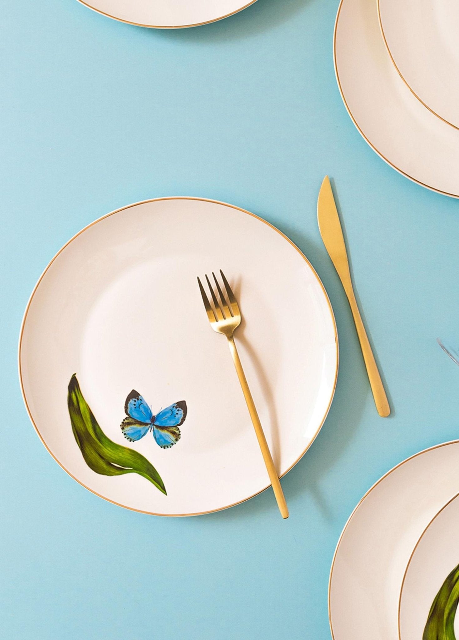 Folium Serving Plate for 6 Persons - Exporgin - Global Shopping Site