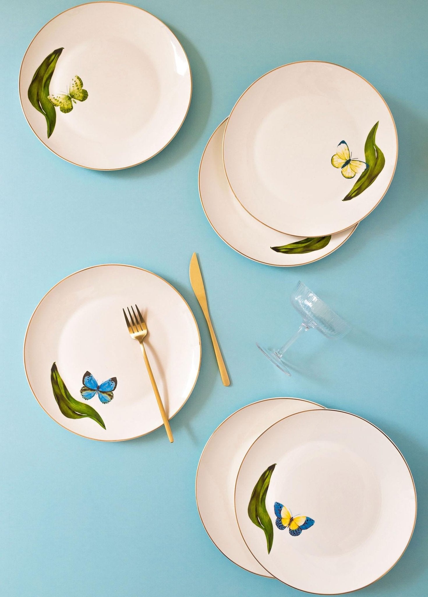 Folium Serving Plate for 6 Persons - Exporgin - Global Shopping Site