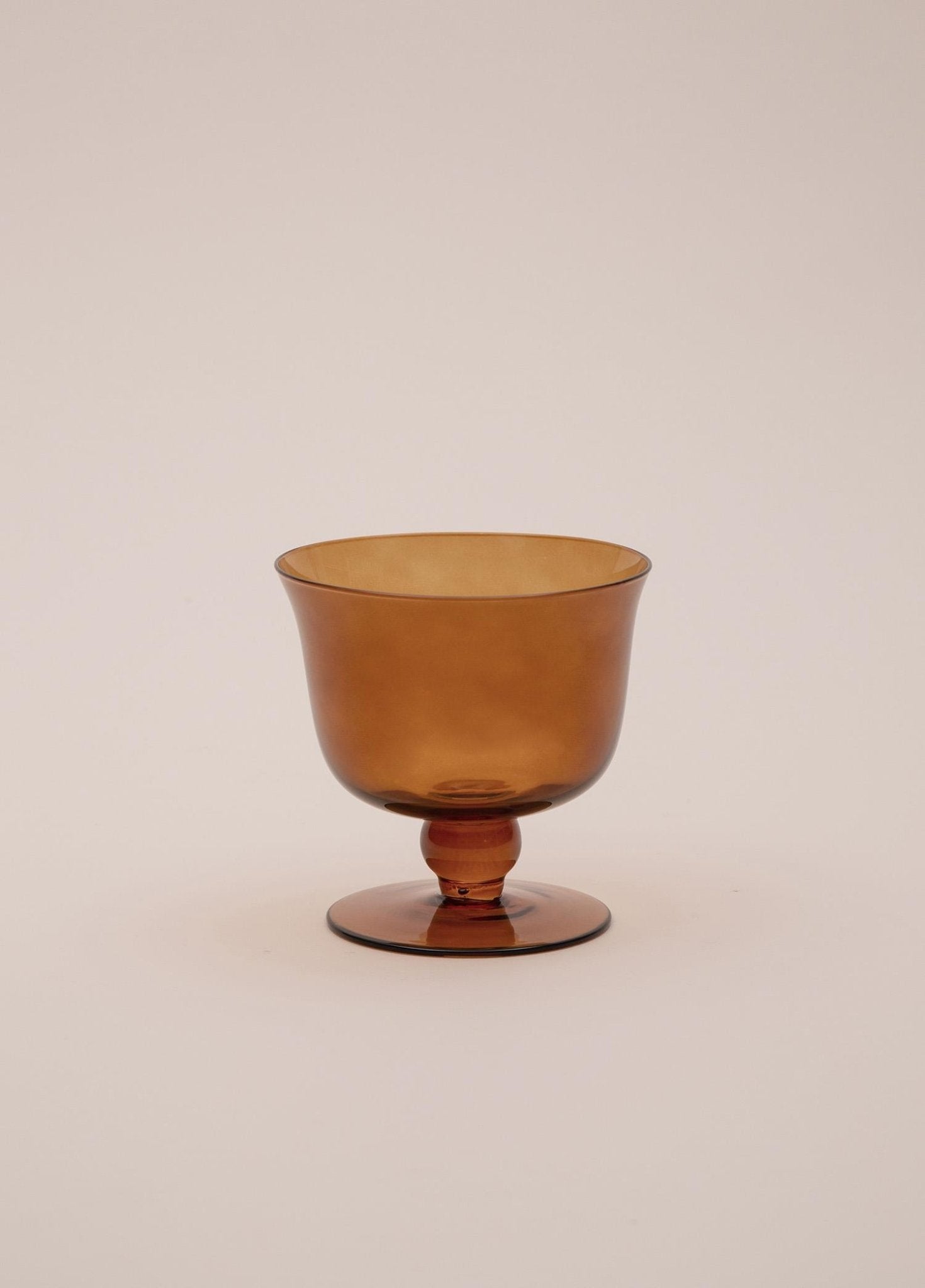 Footed Dessert Bowl Amber 11x10 cm - Exporgin | Türkiye Comes to You