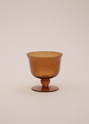Footed Dessert Bowl Amber 11x10 cm - Exporgin | Türkiye Comes to You