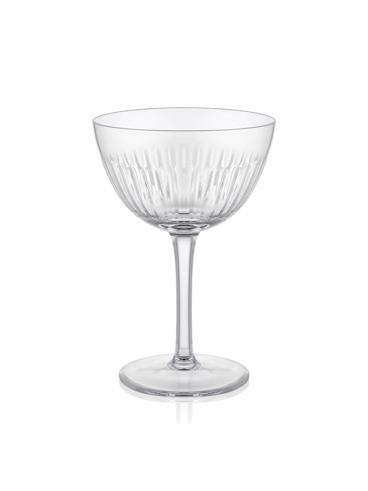 Mia-Glas-Eisschale mit Fuß – elegantes 10 x 14 cm großes Design