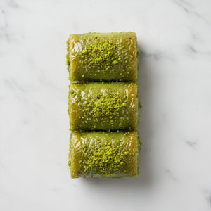 Gaziburma Mustafa Pistachio Rolls Baklava - Exporgin | Türkiye Comes to You