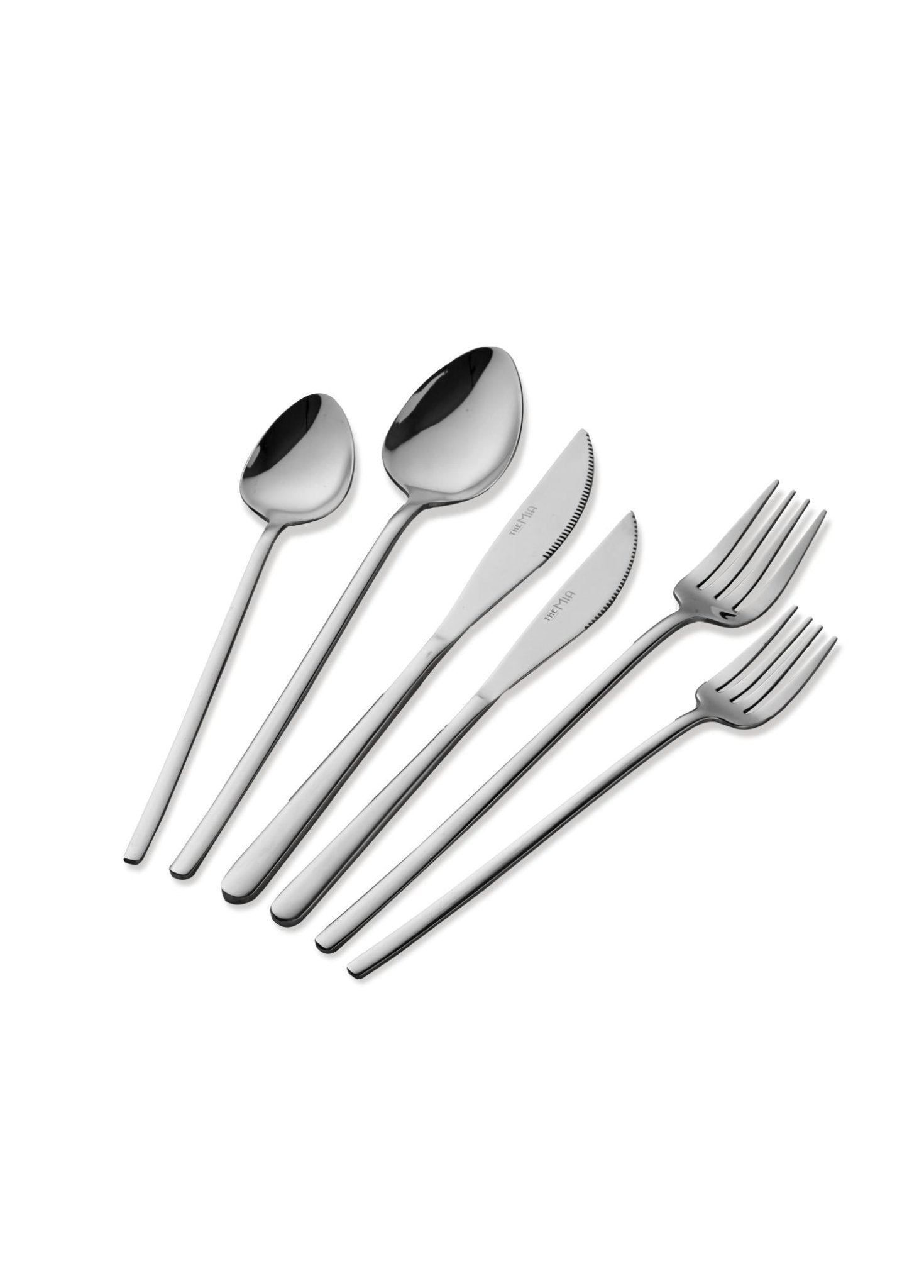 Giallo Cutlery Set Shiny Silver 36 P - Exporgin - Global Shopping Site