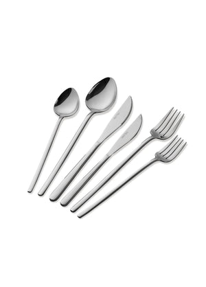 Giallo Cutlery Set Shiny Silver 36 P - Exporgin - Global Shopping Site