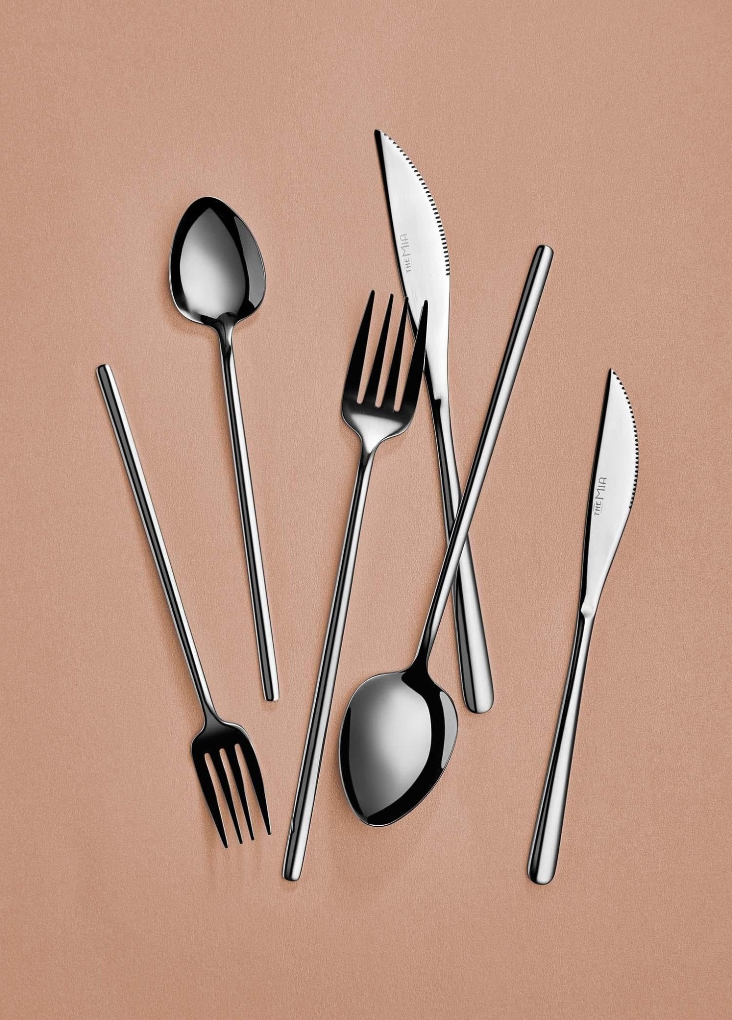 Giallo Cutlery Set Shiny Silver 36 P - Exporgin - Global Shopping Site