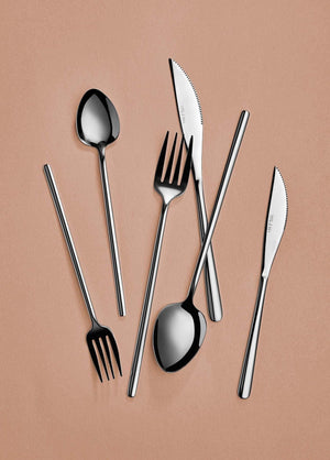 Giallo Cutlery Set Shiny Silver 36 P - Exporgin - Global Shopping Site