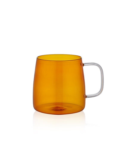 Glass Mug Amber 600 ml BRD0051 - Exporgin - Global Shopping Site