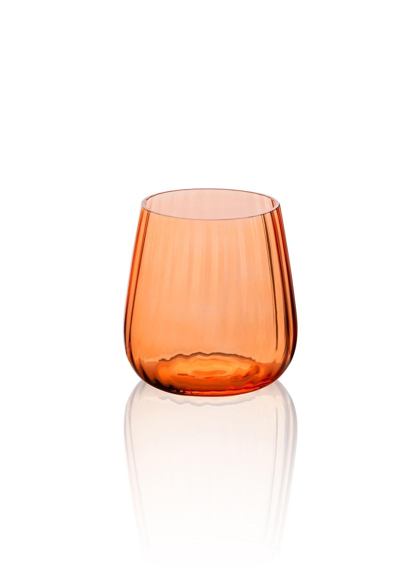 Glass Water Glass Orange 450 ml BRD0127 - Exporgin | Türkiye Comes to You