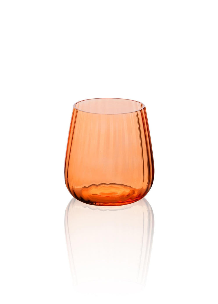Glass Water Glass Orange 450 ml BRD0127 - Exporgin | Türkiye Comes to You