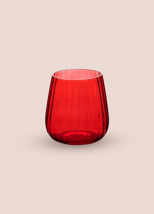 Glass Water Glass Red 450 ml BRD0126 - Exporgin | Türkiye Comes to You