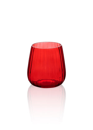 Glass Water Glass Red 450 ml BRD0126 - Exporgin | Türkiye Comes to You
