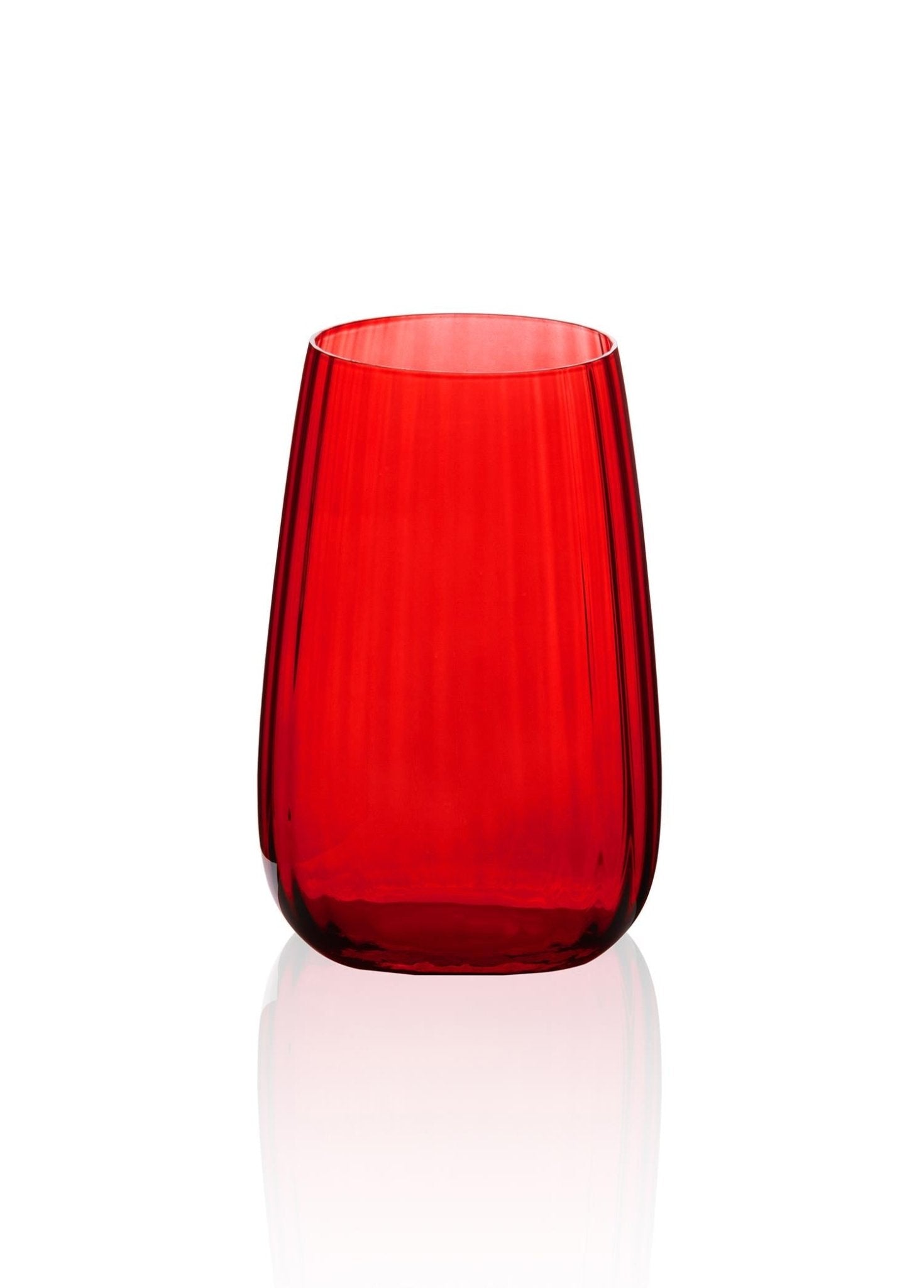 Glass Water Glass Red 600 ml BRD0122 - Exporgin | Türkiye Comes to You