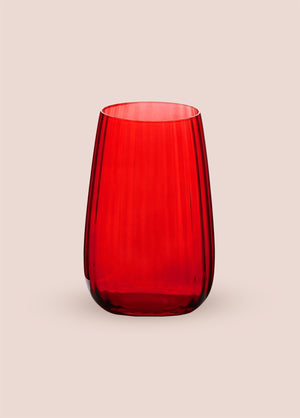 Glass Water Glass Red 600 ml BRD0122 - Exporgin | Türkiye Comes to You