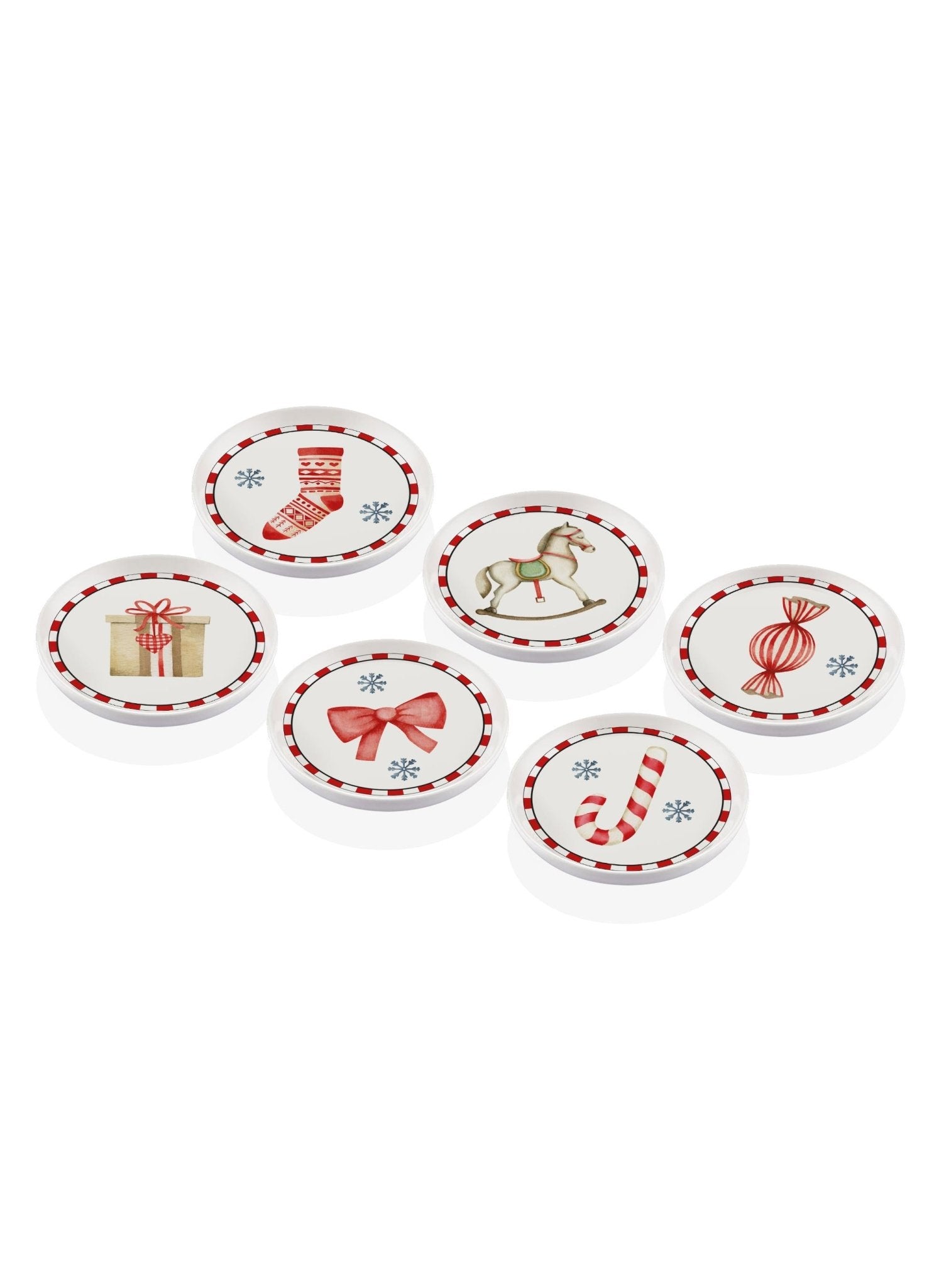 Globe Snack Bowl 6 Pieces 10 cm NEW036 - Exporgin - Global Shopping Site