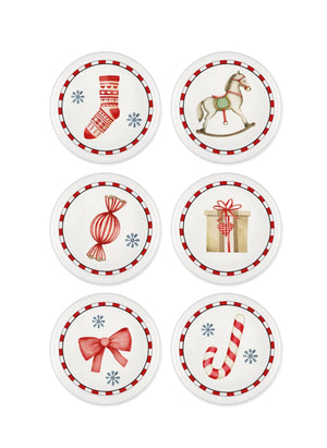 Globe Snack Bowl 6 Pieces 10 cm NEW036 - Exporgin - Global Shopping Site