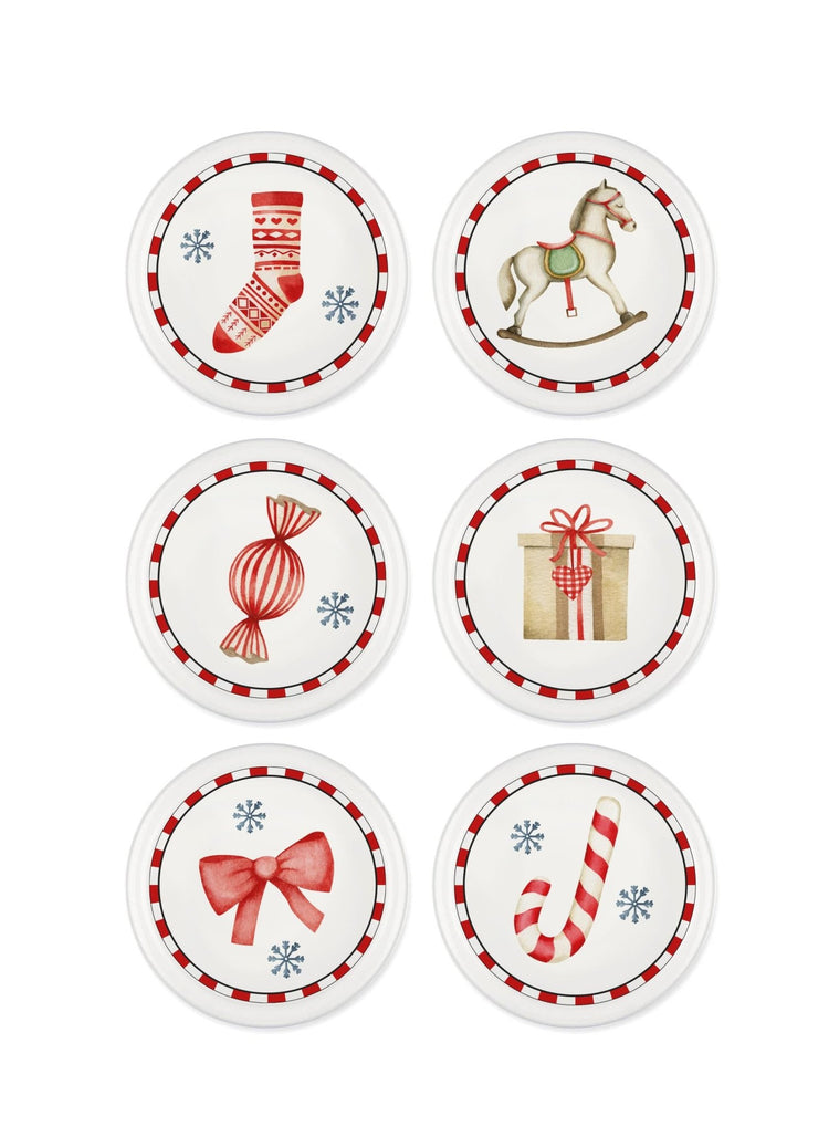 Globe Snack Bowl 6 Pieces 10 cm NEW036 - Exporgin - Global Shopping Site