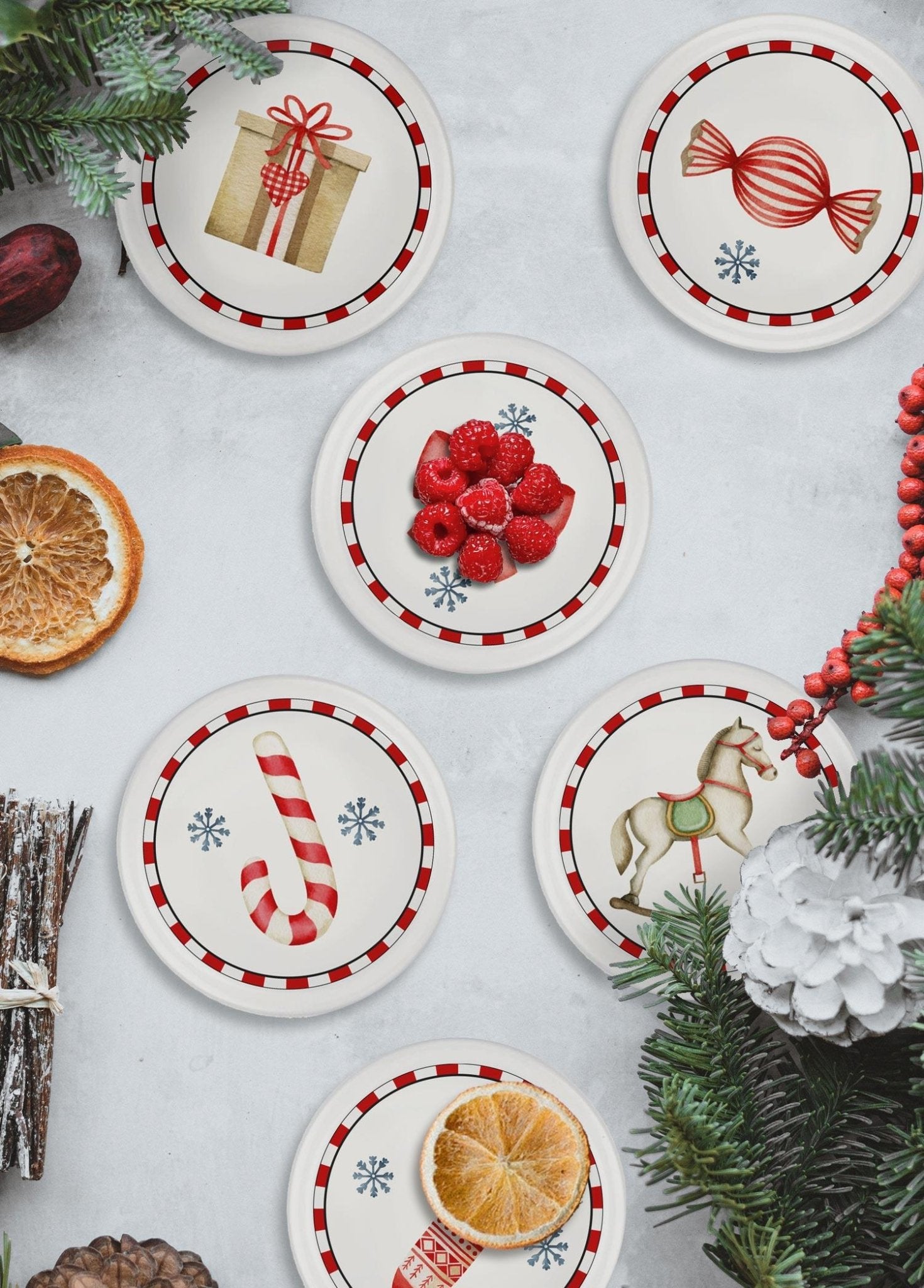 Globe Snack Bowl 6 Pieces 10 cm NEW036 - Exporgin - Global Shopping Site