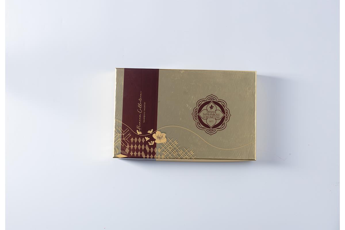 Gold Lux ​​Box Mixed Baklava Turkish Delight 500 GR