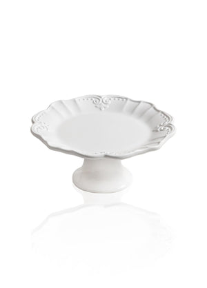 Grande Pasta Cake Stand White 22x10 cm GRD0019 - Exporgin | Türkiye Comes to You