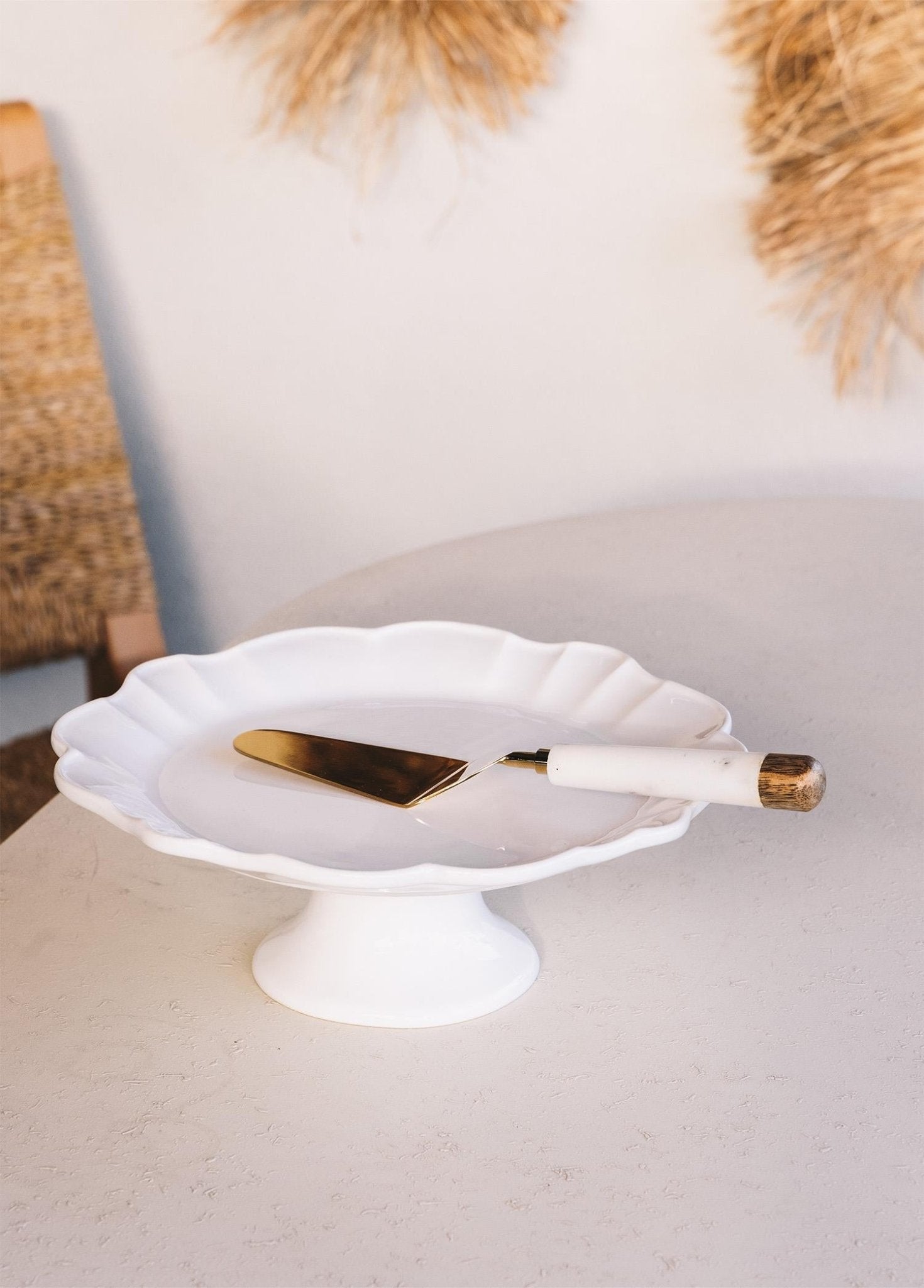 Grande Pasta Cake Stand White 32x12 cm GRD0011 - Exporgin | Türkiye Comes to You