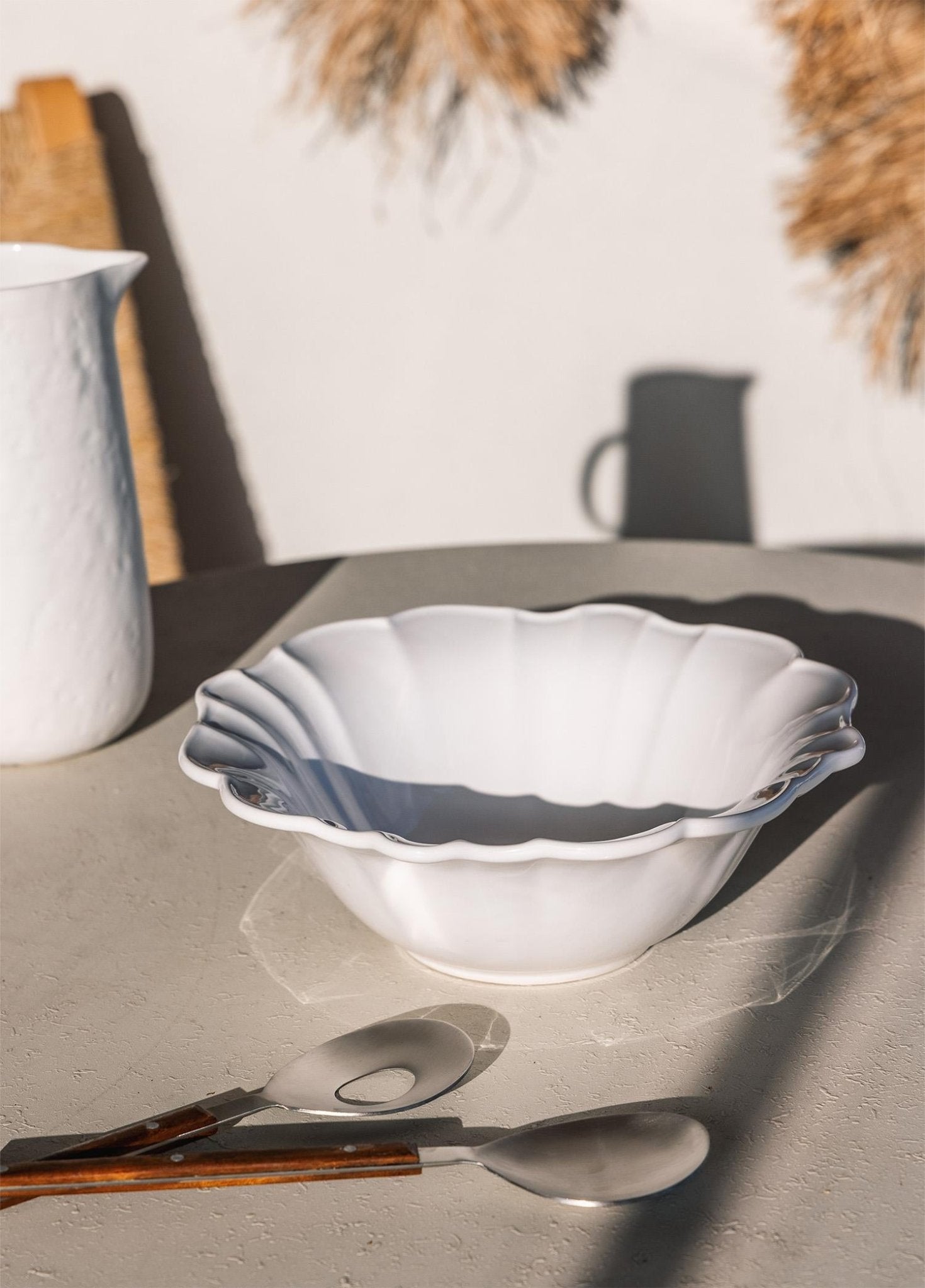 Grande Salad Bowl White 28x10 cm GRD0010 - Exporgin | Türkiye Comes to You