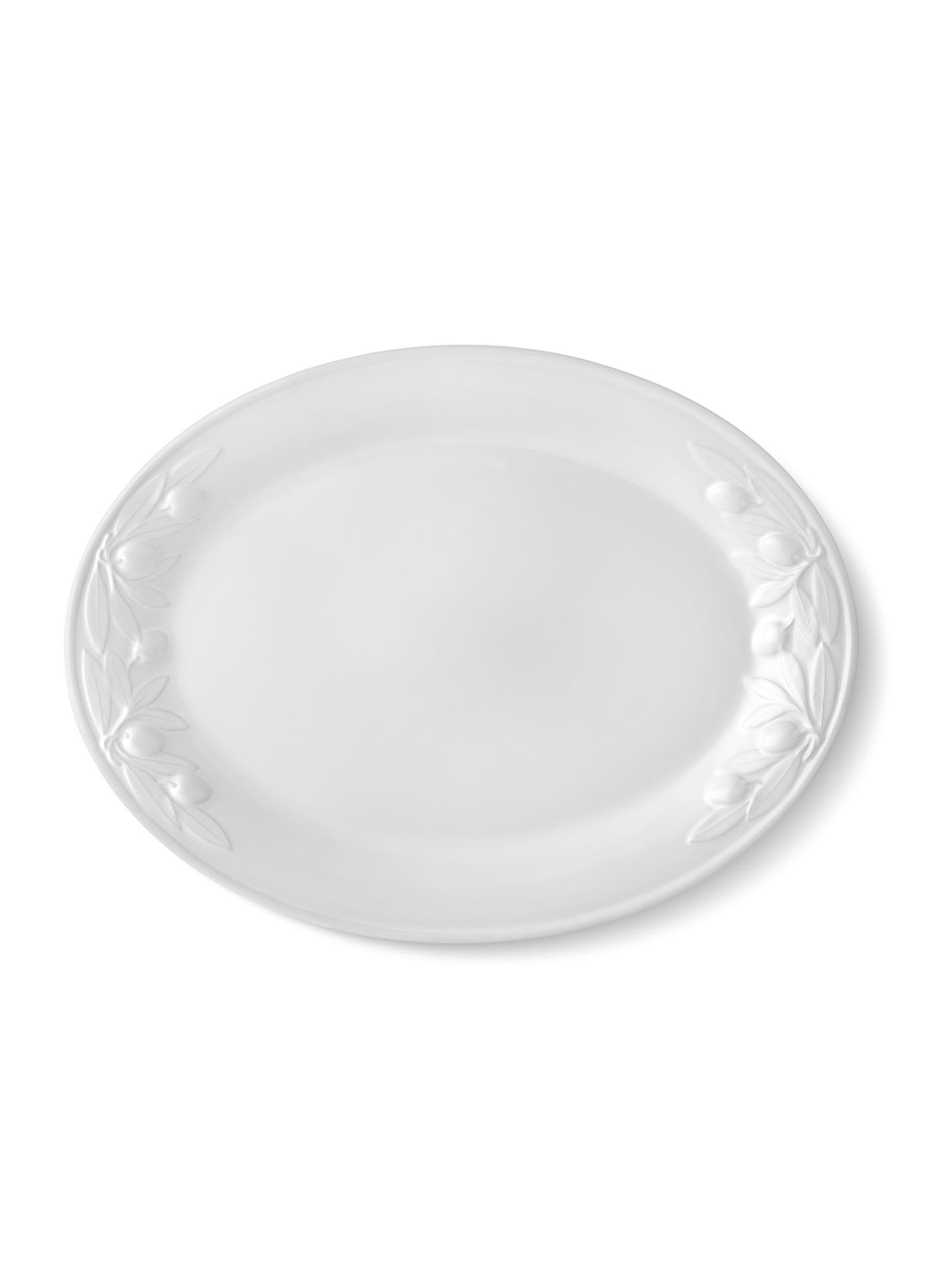 Grande Serving Plate White 48x36 cm