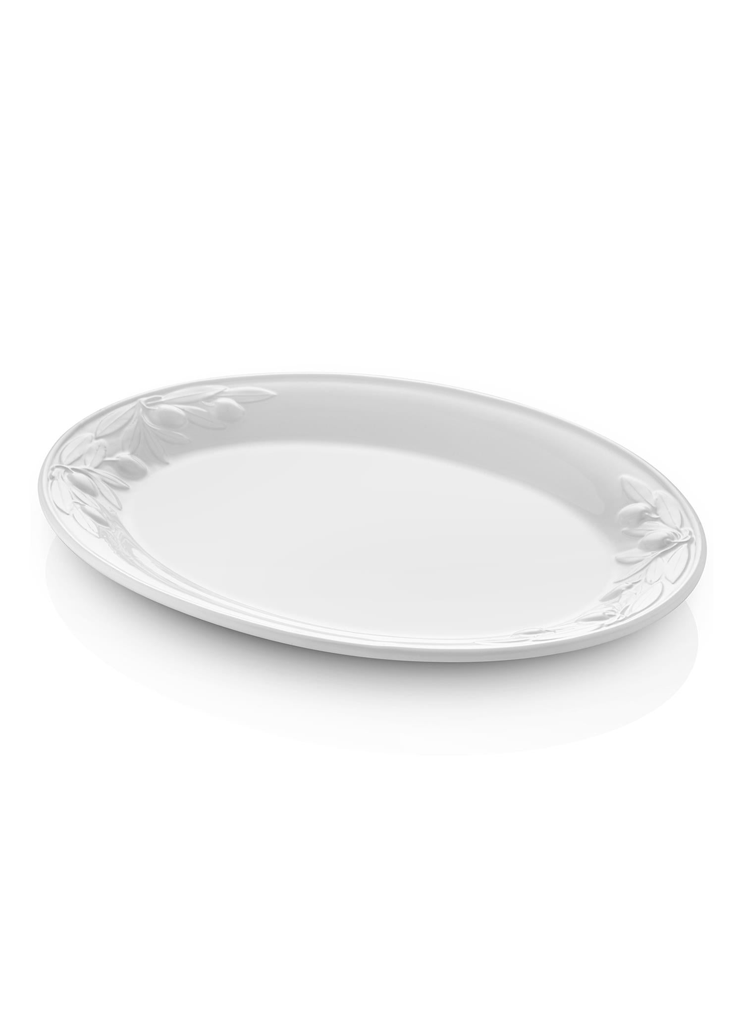 Grande Serving Plate White 48x36 cm