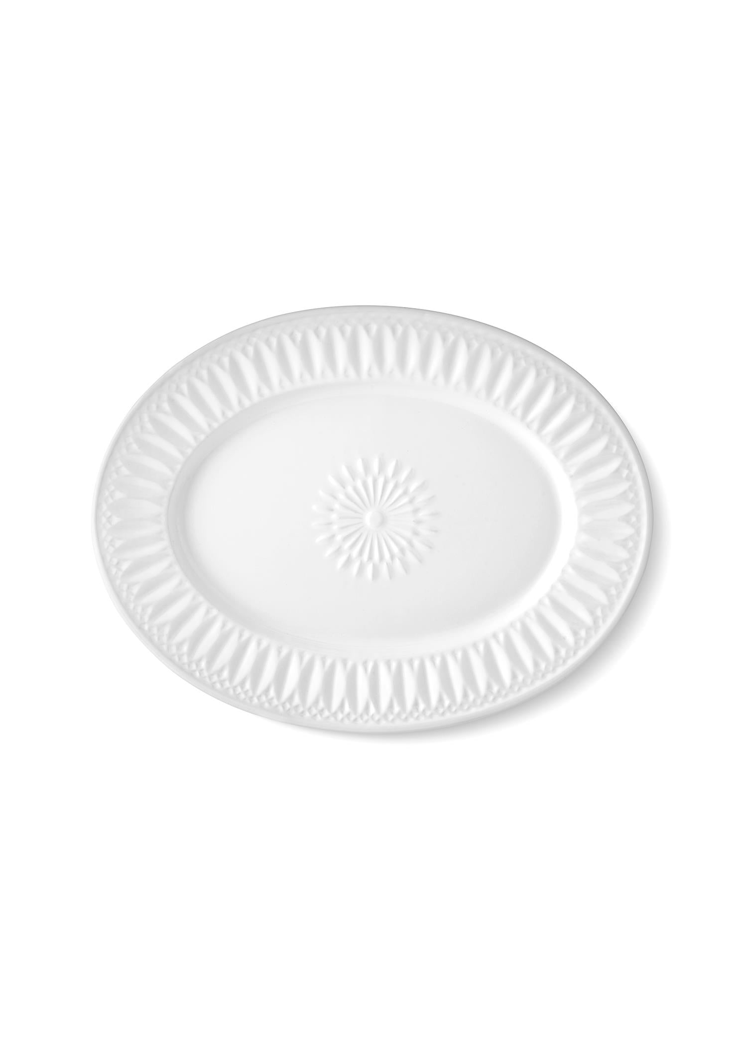 Grande Serving Plate White 41x31 cm