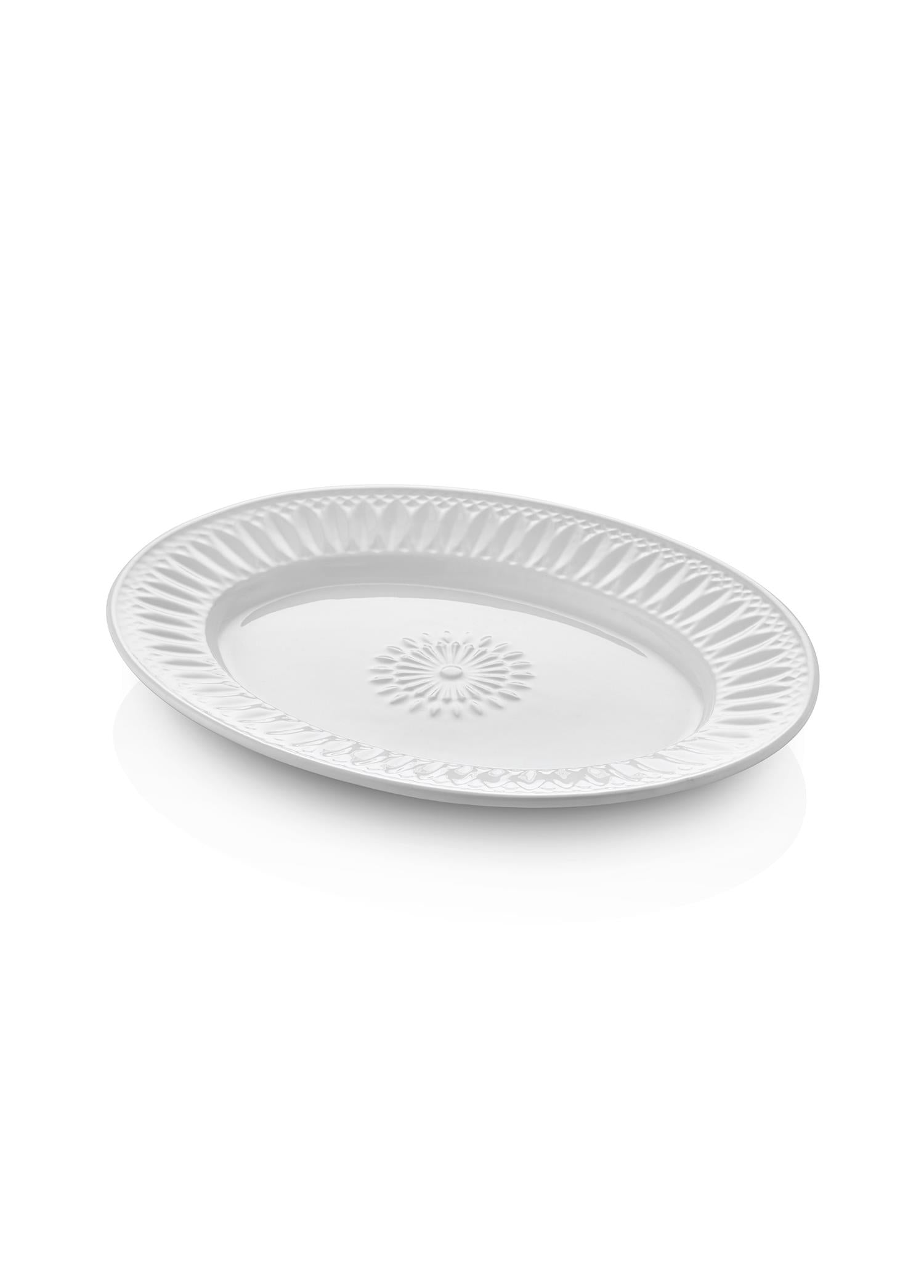 Grande Serving Plate White 41x31 cm