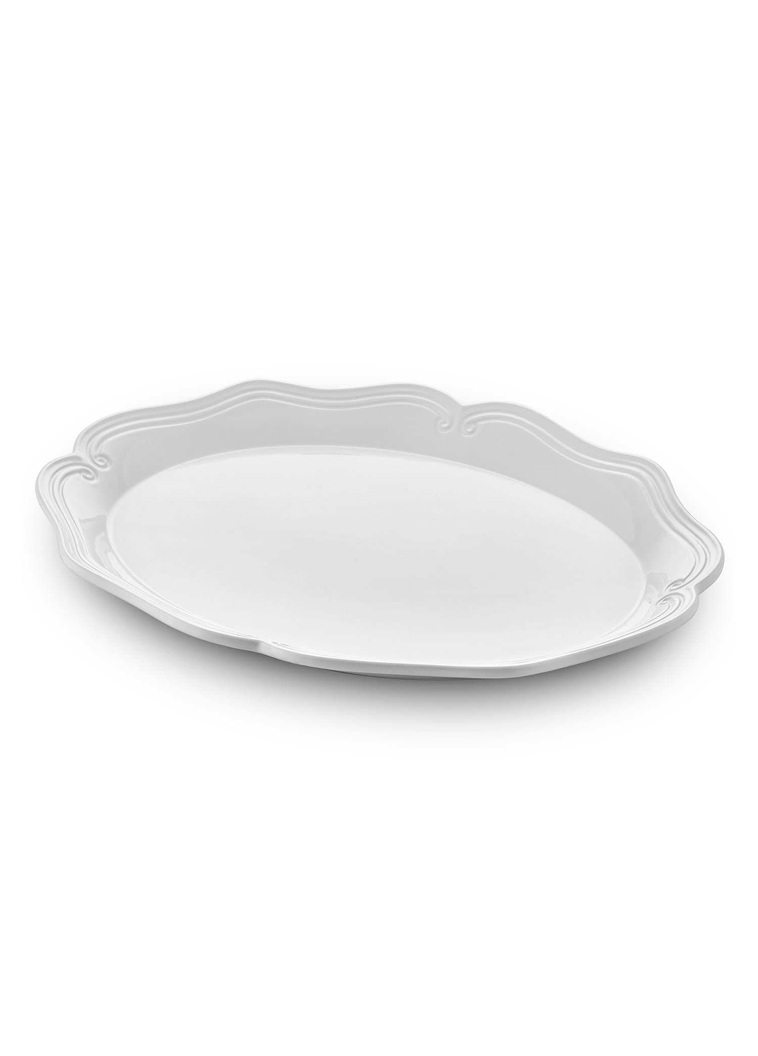 Grande Serving Plate White 48x38x5 cm