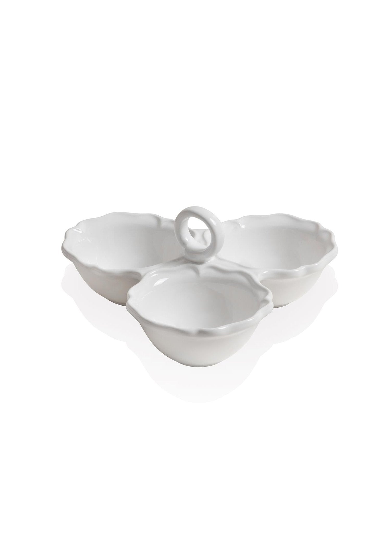 Grande Snack Bowl White 24x24x10 cm GRD0009 - Exporgin | Türkiye Comes to You