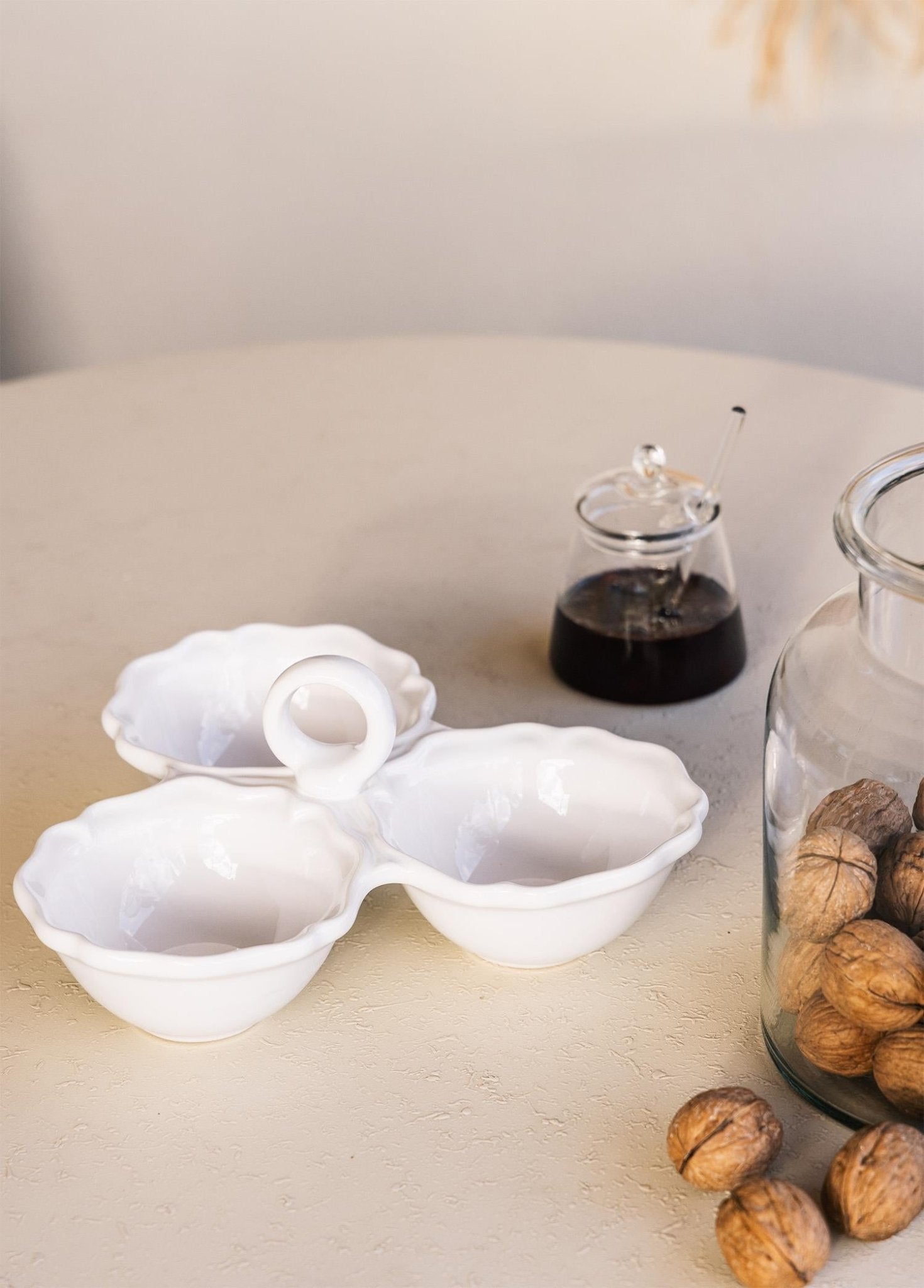 Grande Snack Bowl White 24x24x10 cm GRD0009 - Exporgin | Türkiye Comes to You