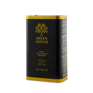 Green Amour Award - Winning EVOO Olive Oil – Cold Pressed, Low Acidity, High Polyphenols (New Harvest) – 3 L - Exporgin | Türkiye Comes to You