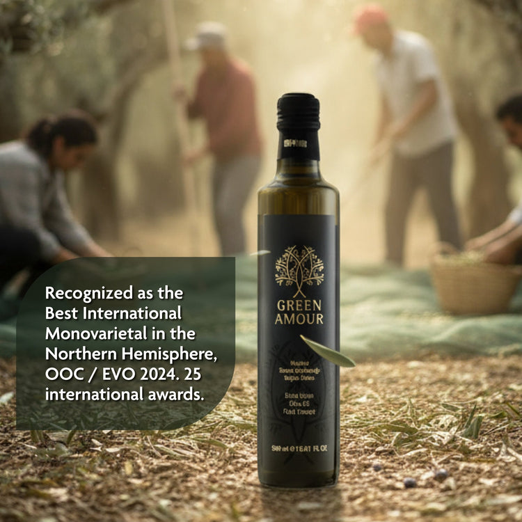 Green Amour Award - Winning EVOO Olive Oil – Cold Pressed, Low Acidity, High Polyphenols (New Harvest) – 5 L - Exporgin | Türkiye Comes to You