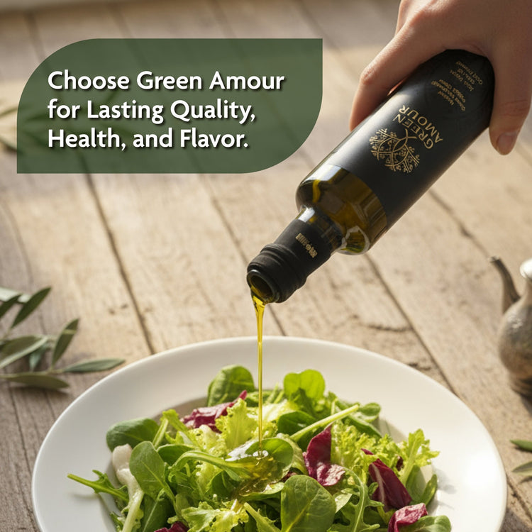 Green Amour Award - Winning EVOO Olive Oil – Cold Pressed, Low Acidity, High Polyphenols (New Harvest) – 5 L - Exporgin | Türkiye Comes to You