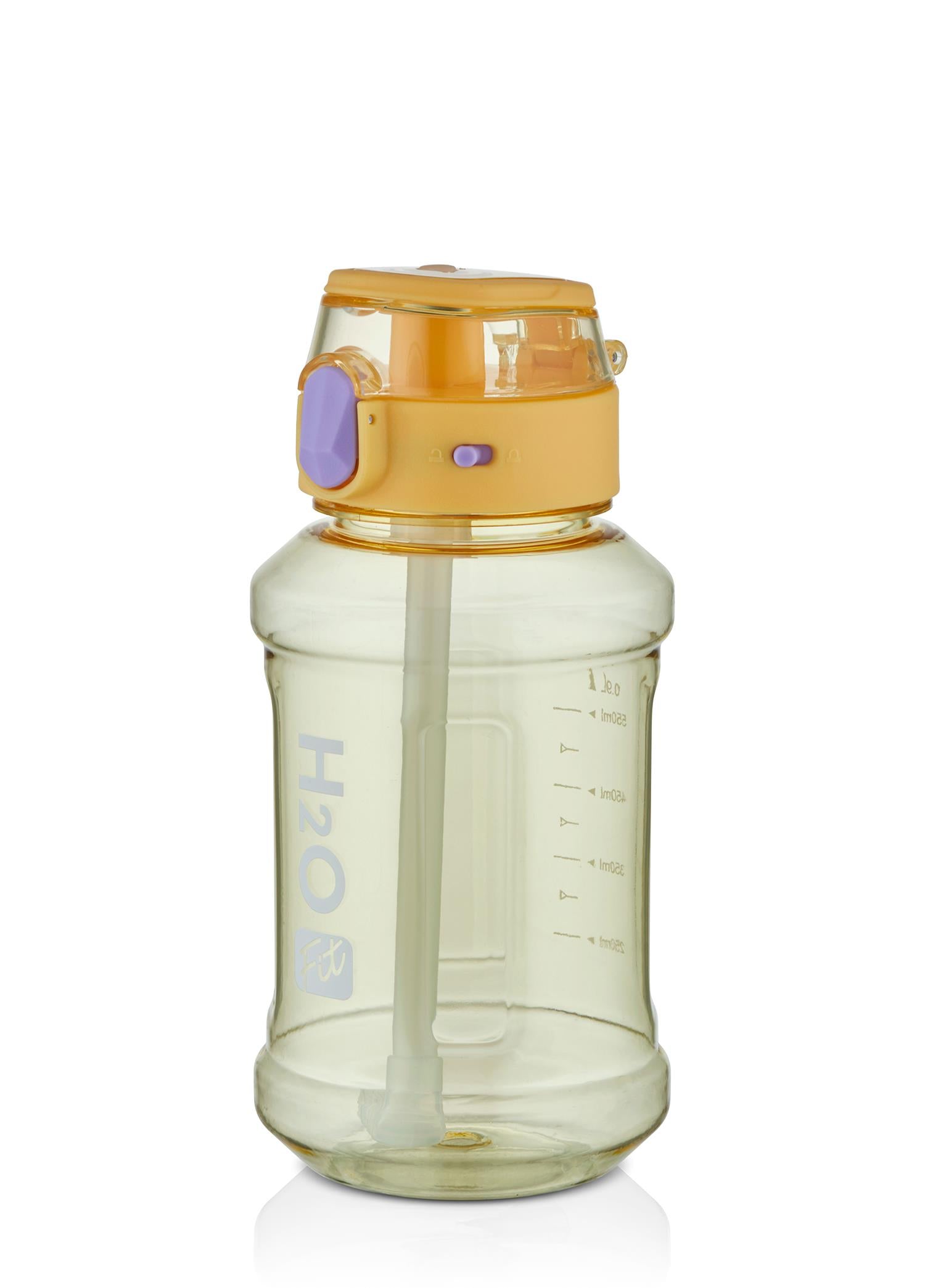 H2O Fit Locked Water Bottle Yellow 900 ml 75950