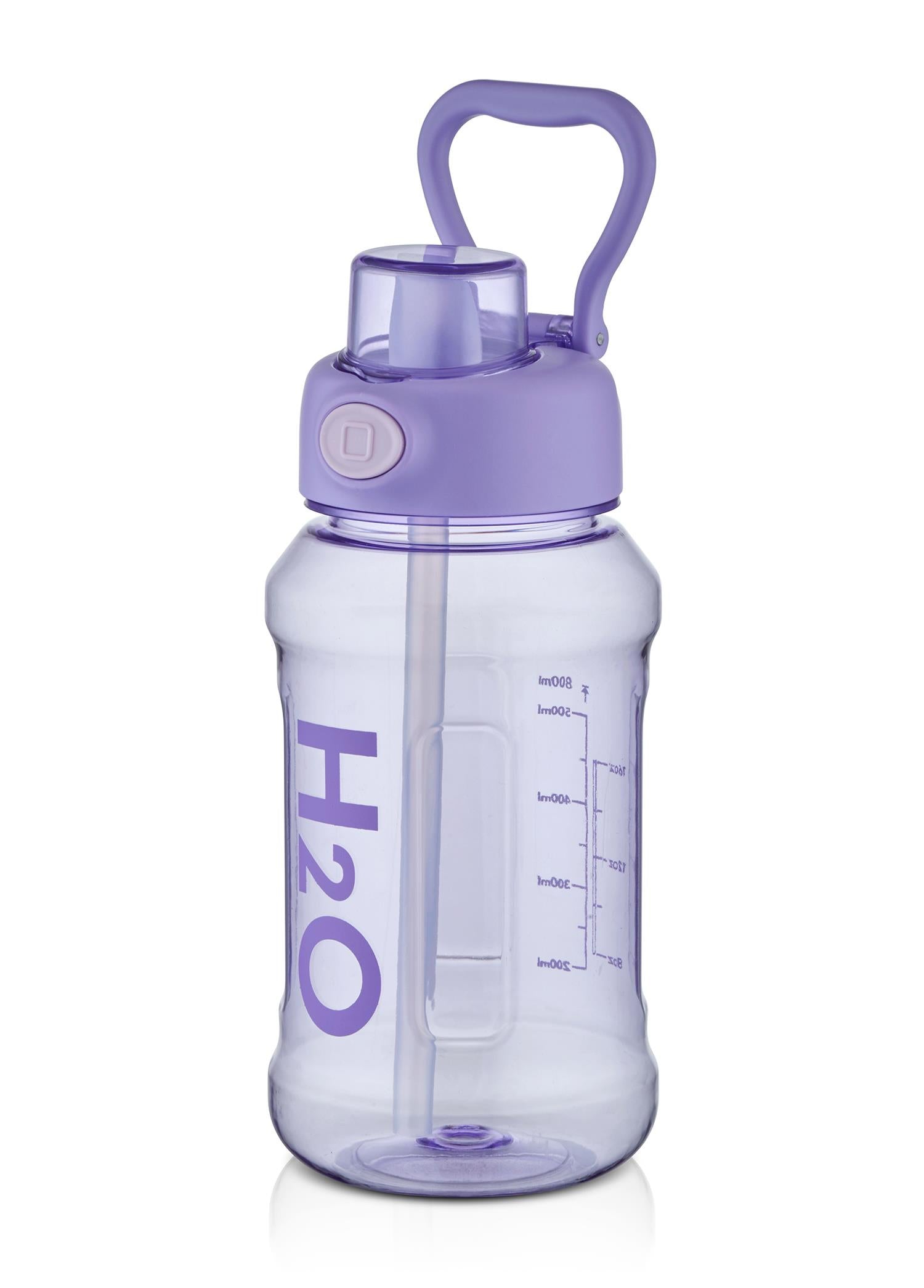 H2O Water Bottle Lilac 800 ml 76029