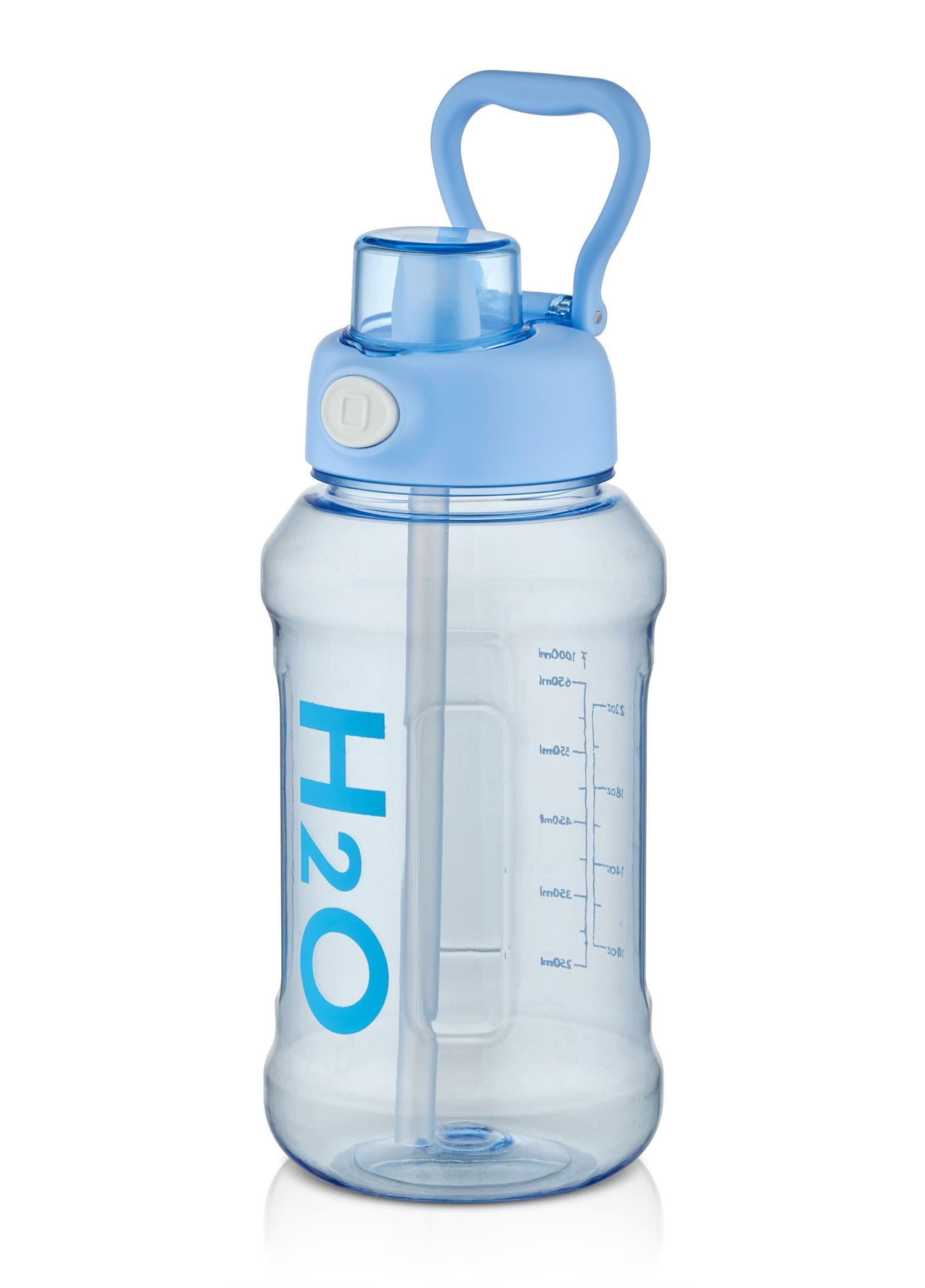 H2O Water Bottle Blue 1000 ml 76030