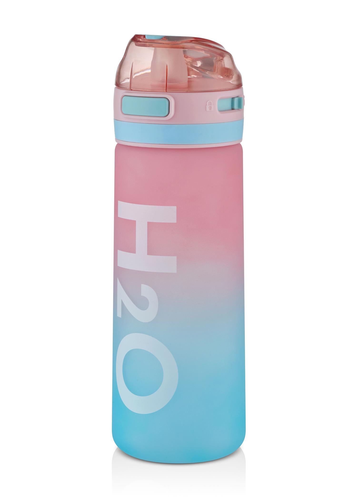 H2O Water Bottle Pink 800 ml 76026