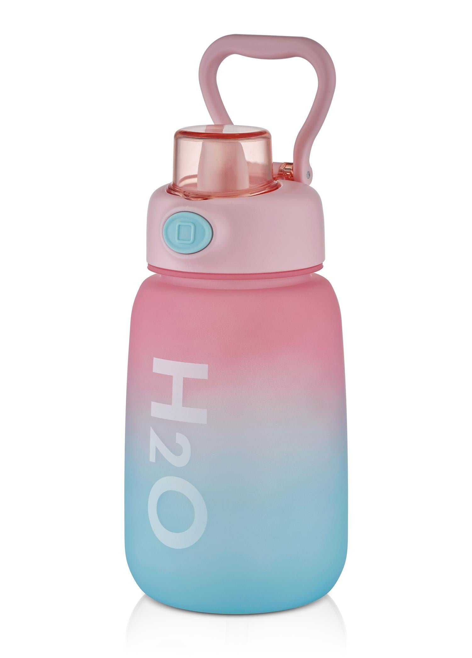 H2O Water Bottle Pink 800 ml 76031