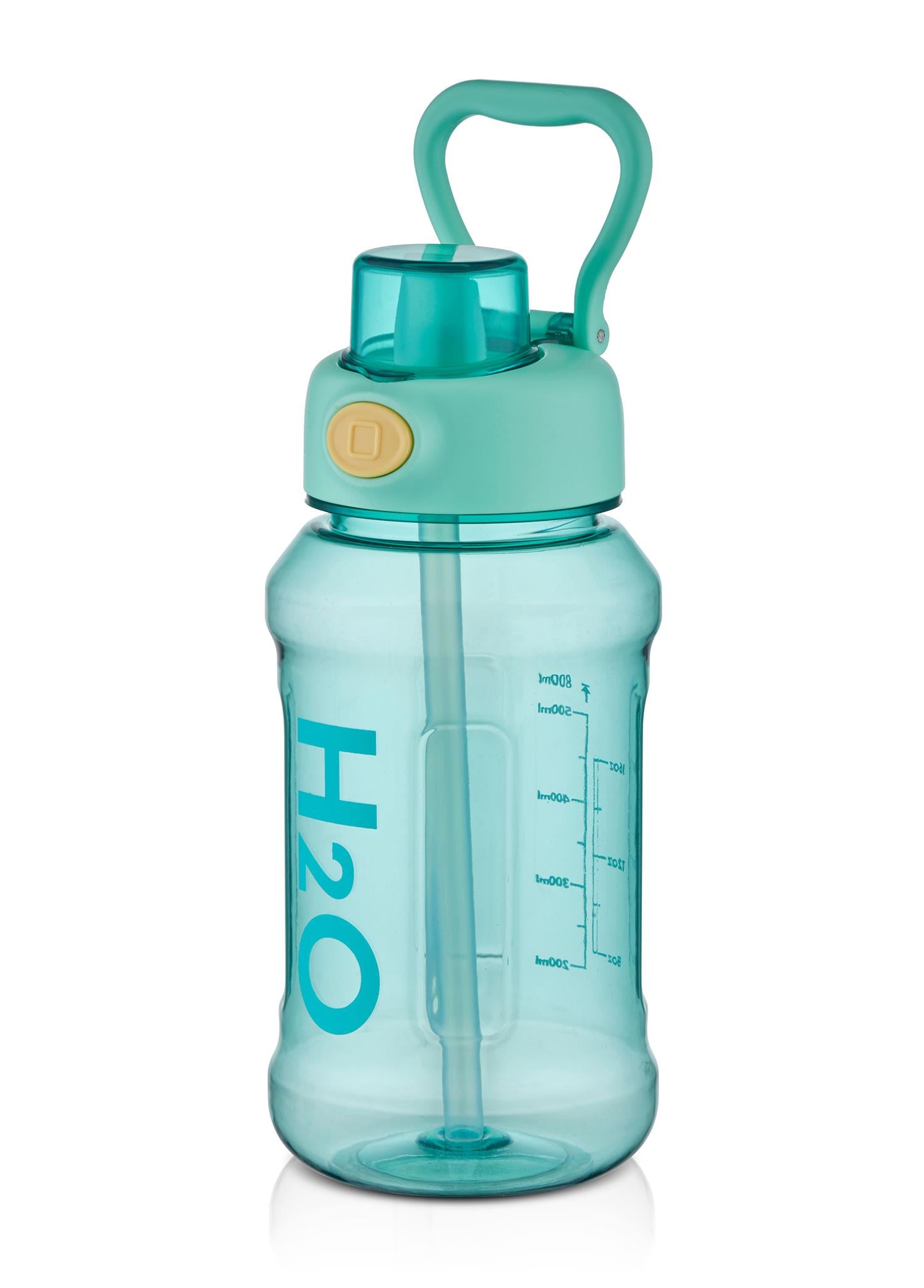 H2O Water Bottle Green 800 ml 76029