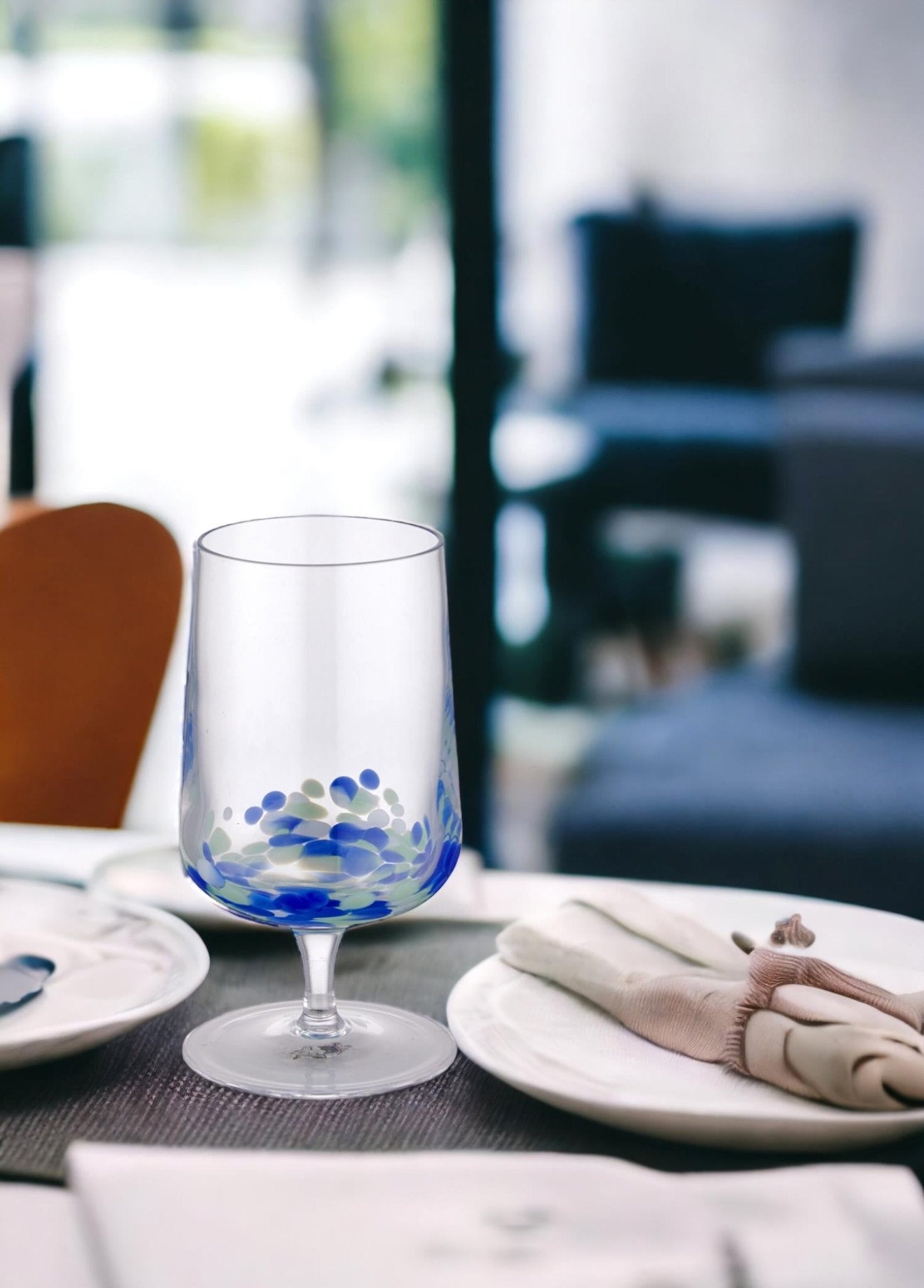 Hand Painted Wine Glass 350 ml - Exporgin - Global Shopping Site