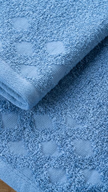 Harem 100% Natural Cotton ospiti Bagno / Asciugamano da cucina - 30x50 cm blu navy