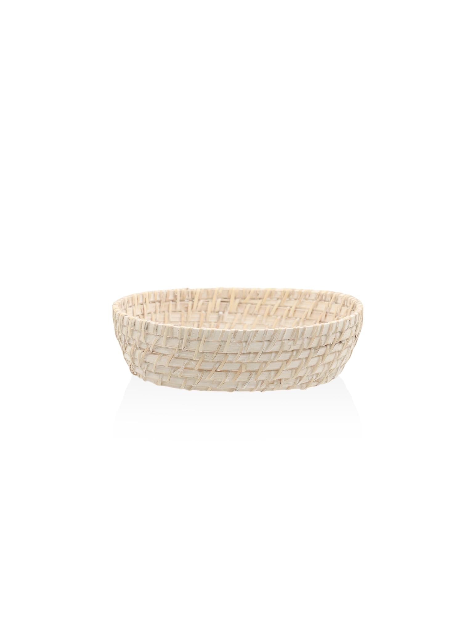 Wicker Oval Basket 22x16x6 cm