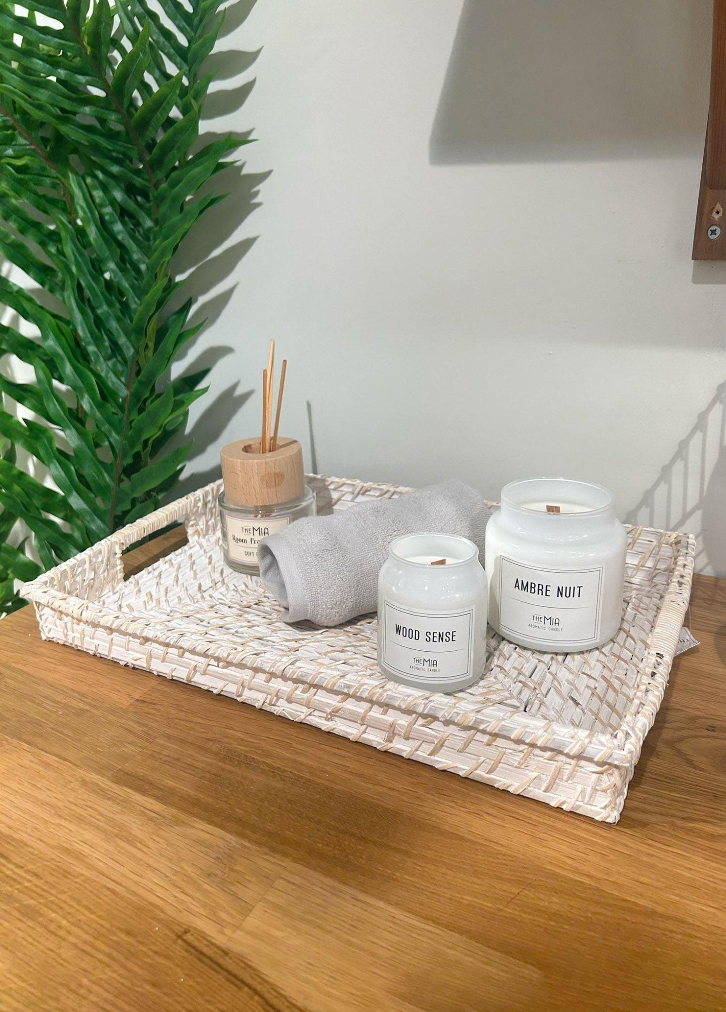 Hasır Tepsi Dikdörtgen 45x31x6 cm - Exporgin | Türkiye Comes to You