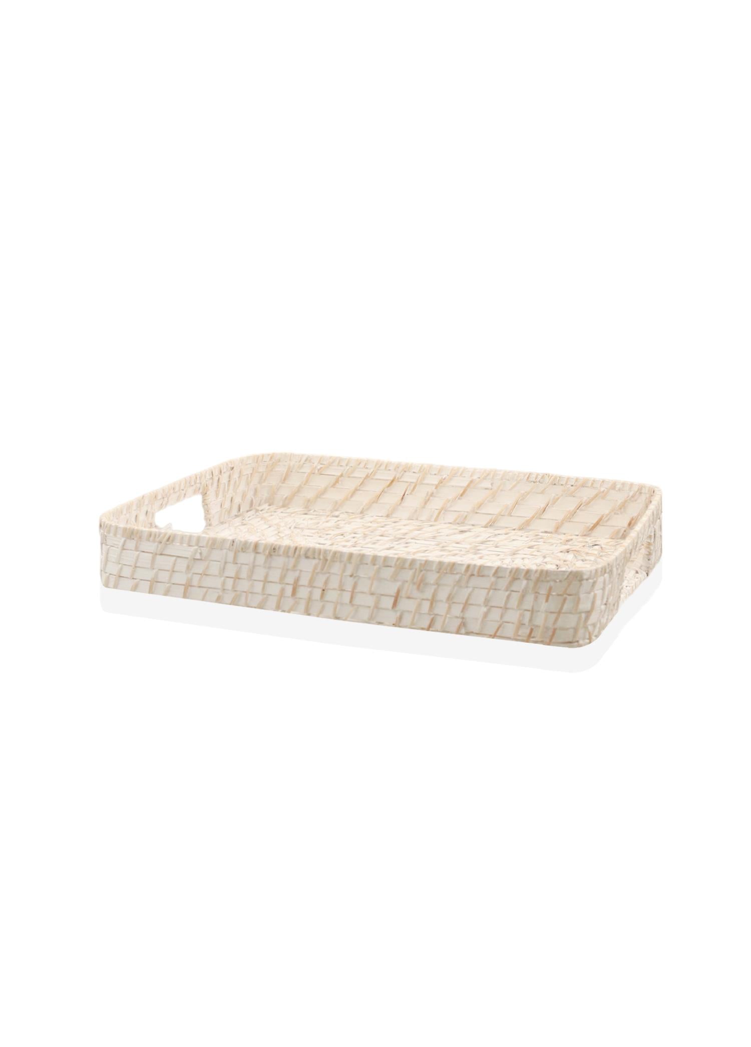 Wicker Tray Rectangle 45x35x7 cm