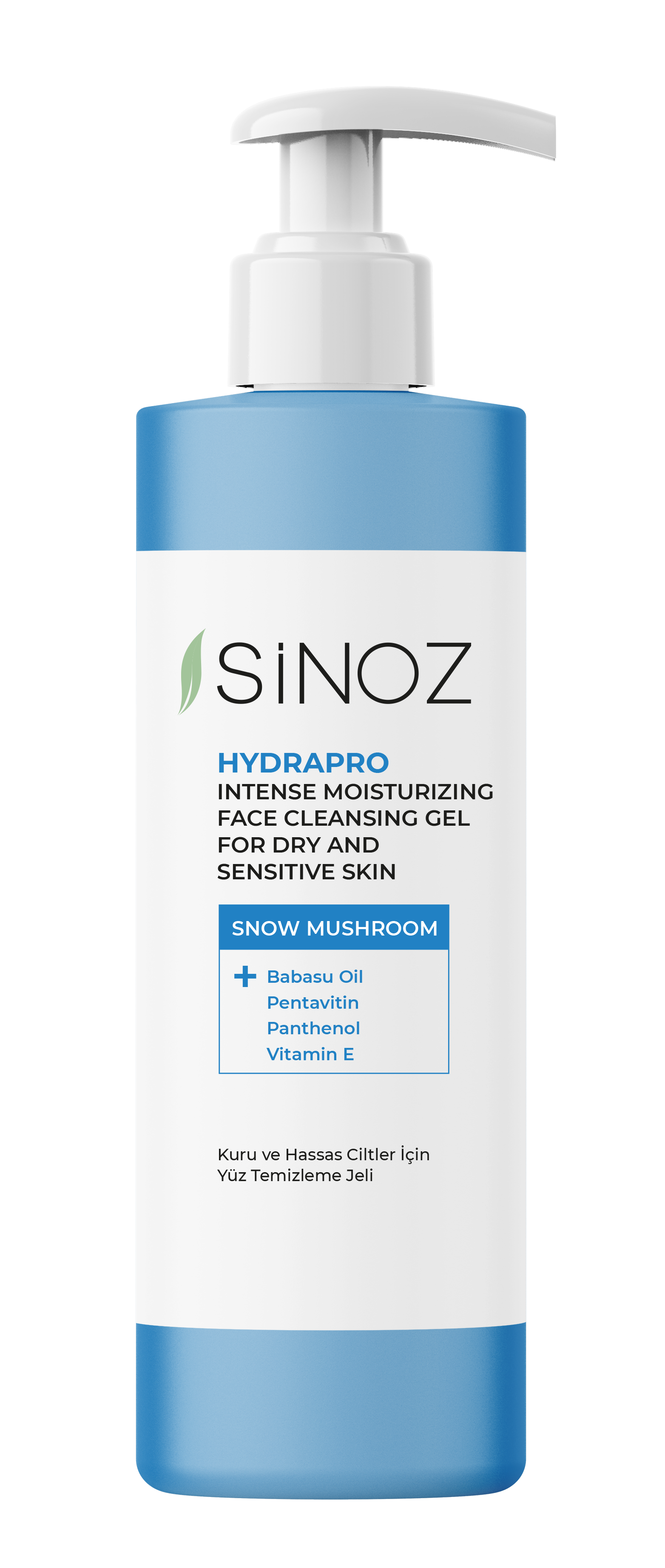 Sinoz Hydrapro Intense Moisturizing Face Cleansing Gel for Dry and Sensitive Skin