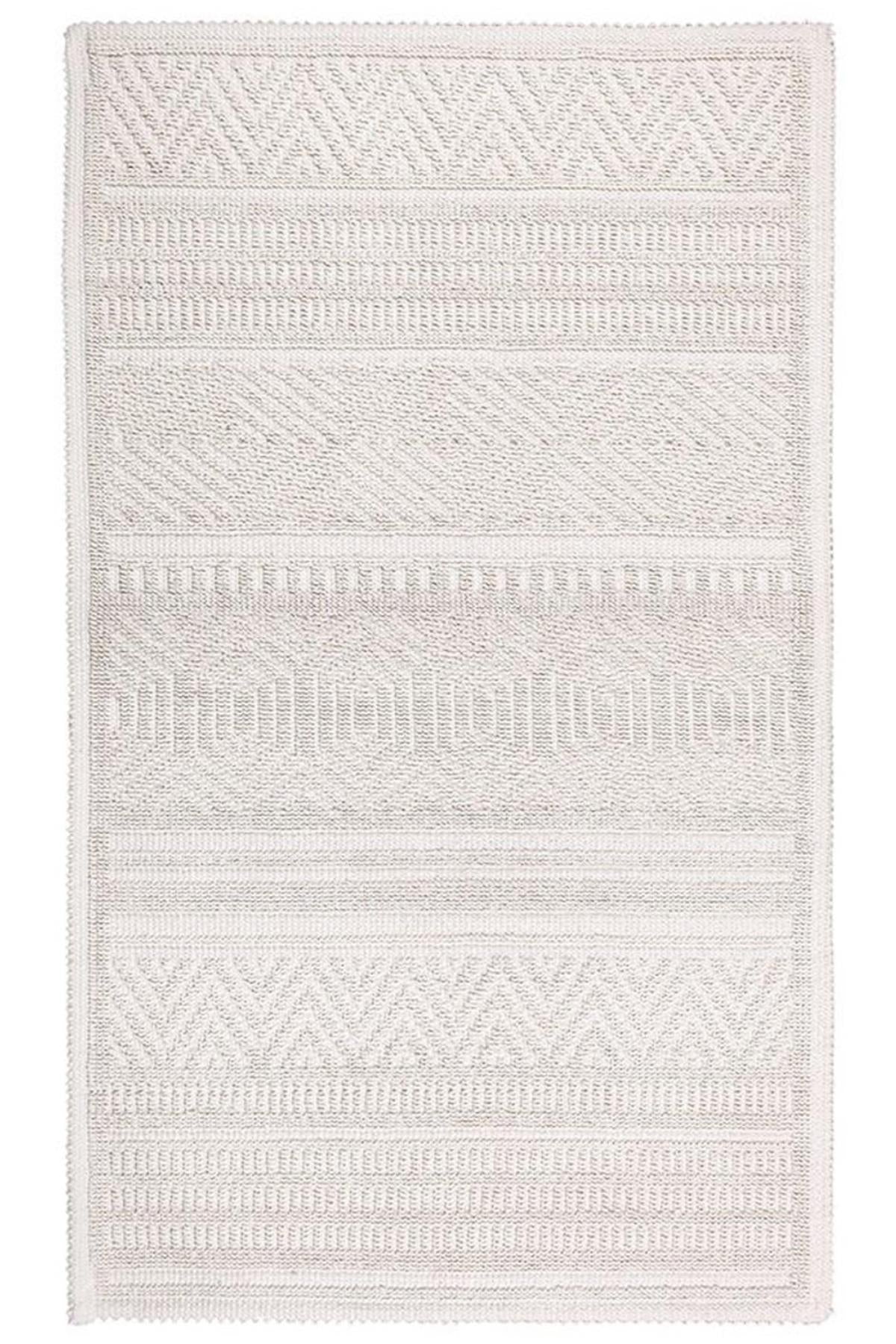 Hat Natural Cotton Bath Mat 60x100 cm - Ecru