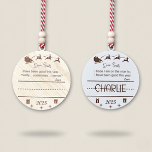 Hippodeco Letter to Santa Wooden Christmas Decoration - Exporgin | Türkiye Comes to You