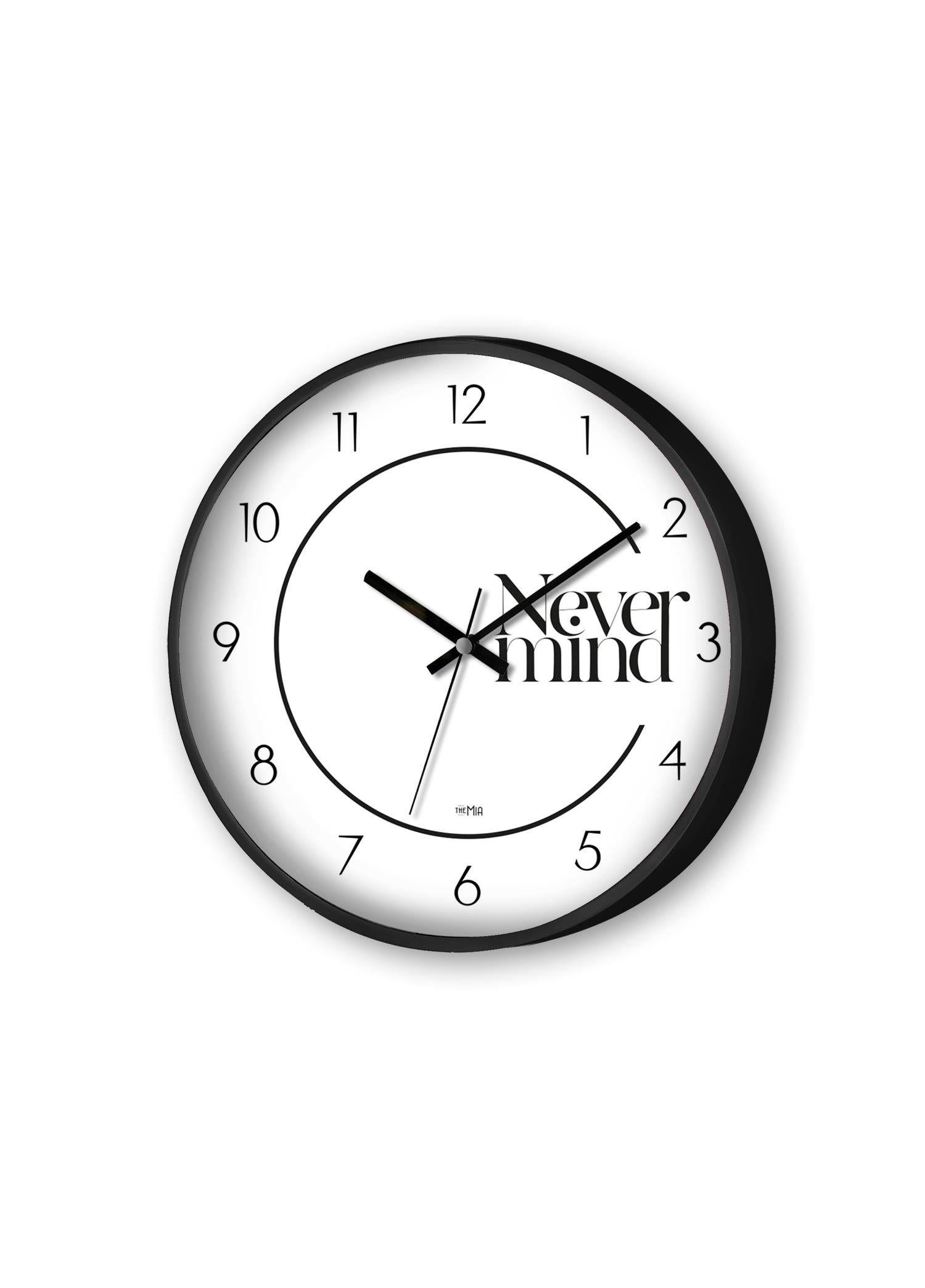 Hype Wall Clock Never Mind 30 cm